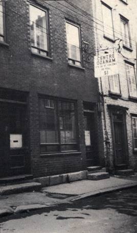 Premier magasin sur la rue Sault-au-Matelot en 1966
